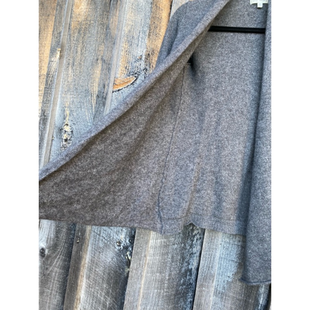 NEIMAN MARCUS 100% cashmere grey long sleeve open front cardigan sweater XS - Picture 5 of 7